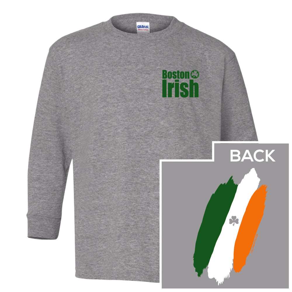 Boston Irish Swoosh Youth Long Sleeve My City Gear