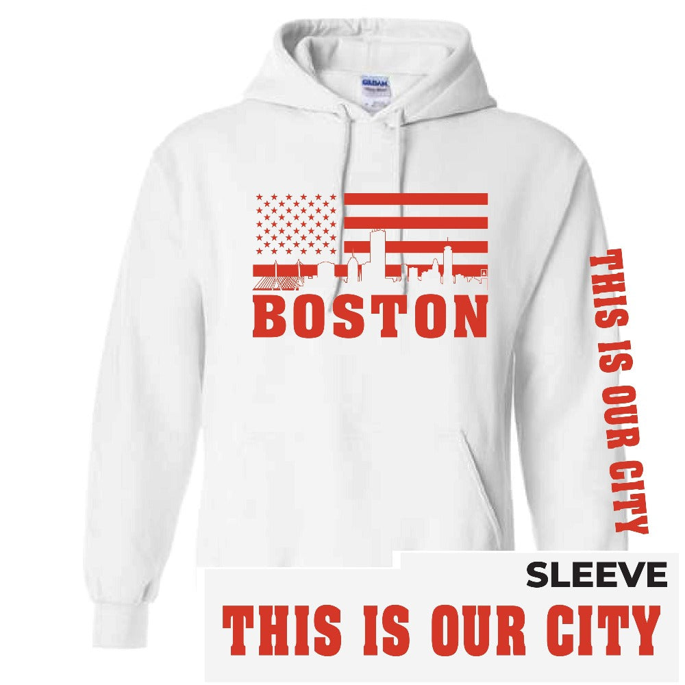 Boston Skyline Hoodie My City Gear