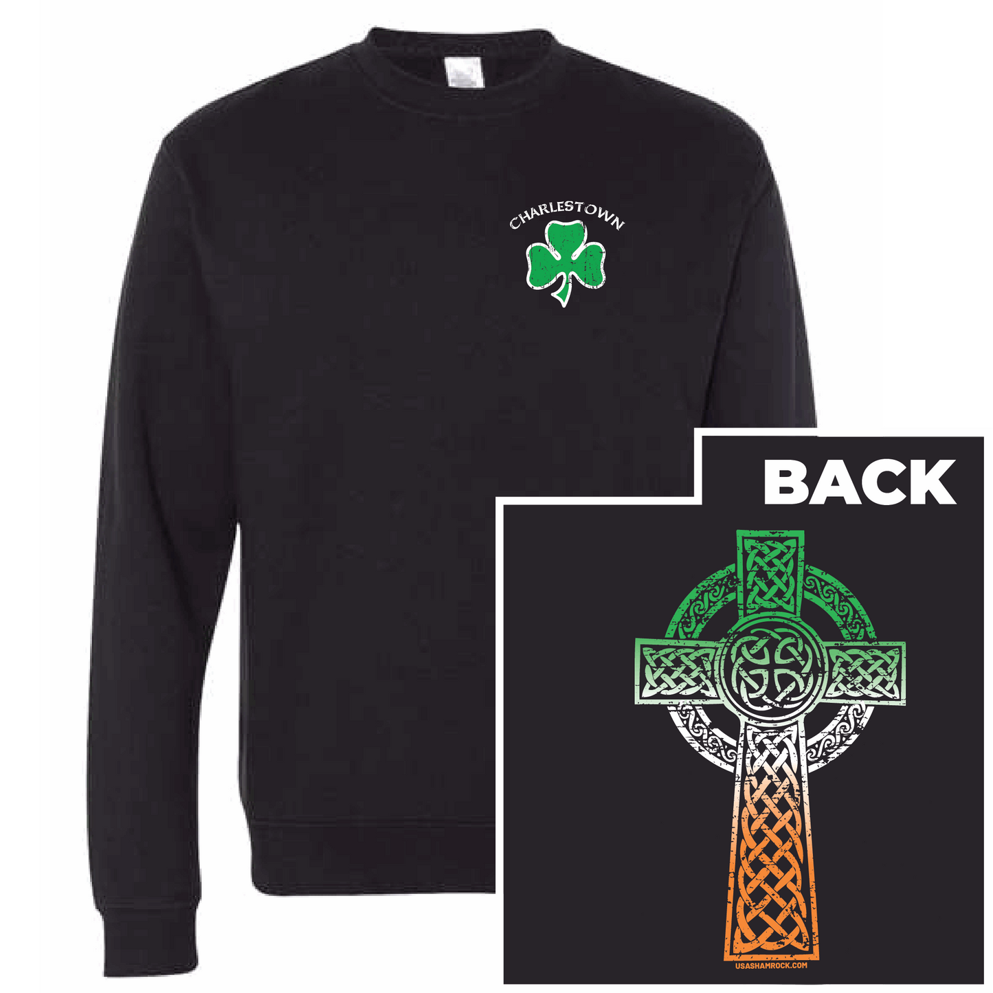 Charlestown Tri Cross Crewneck My City Gear